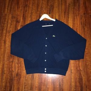 Lacoste Wool Cardigan